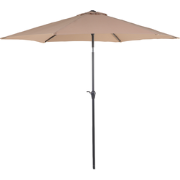 Beliani VARESE - Marktscherm-Beige-Polyester