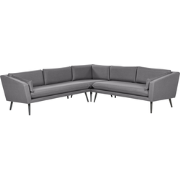 Beliani LORETELLO - Tuinsofa-Grijs-Polyester