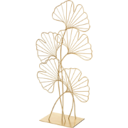 MISOU Ornament - op voet - voor binnen - Goud - 57cm - Leaf Beeld - op...