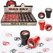 Decopatent 60 STUKS Piraten Stempels - Traktatie Uitdeelcadeautjes voo...