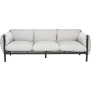 Beliani ESPERIA - Tuinsofa-Grijs-Aluminium