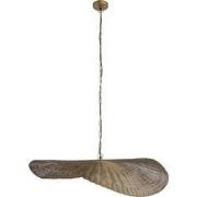 PTMD Shauney Gold Iron Wavy Hanging Lamp Round L