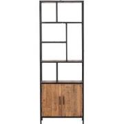 Vakkenkast Bruin Mangohout - IJzer Frame - Kast Brooke