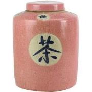 Fine Asianliving Chinese Gemberpot Roze "Thee" Handgeschilderd