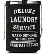 Decopatent® Wasmand 50L - Rond - Tekst Deluxe Laundry Service -> Same ...