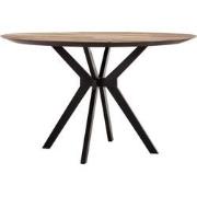 DTP Home Dining table Metropole round,78xØ130 cm, recycled teakwood