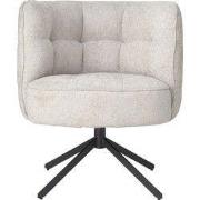 PTMD Odin Cream Dining Chair Legacy 15 Dove Black Leg