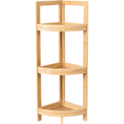 Beliani ILLAMPU - Badkamer plank-Lichte houtkleur-Bamboehout
