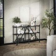 Wandkast Loek 3-laags Metaal Grijs