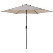 Beliani VARESE - Marktscherm-Beige-Polyester