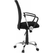 Bureaufauteuil TURIJN 47x47x105 cm Zwart
