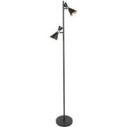 Anne Lighting - vloerlamp - Preto - zwart - metaal - Ø 23cm - GU10 - 4...