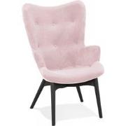 RUBEN oorfauteuil 67x65x93 cm Roze