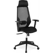 Ergonomische bureaustoel VEKTOR 60x67x128 cm Zwart