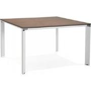 XLINE vergadertafel 140x140x745 cm Bruin