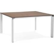 XLINE vergadertafel 160x160x745 cm Bruin
