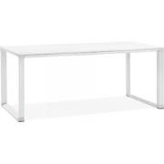 Groot recht directiebureau XLINE 200x100x74 cm Wit
