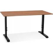 OSMOSE in hoogte verstelbaar bureau 160x80x67(86) cm Bruin