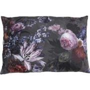 Clayre & Eef Sierkussen  60x40 cm Groen Synthetisch Rechthoek Bloemen ...