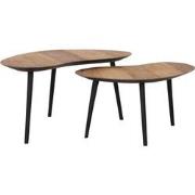 DTP Home Coffee table Organus NATURAL, set of 2,35x69x51 cm / 40x83x61...