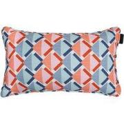 Madison Sierkussen 50x30 paspel Siem - indigo