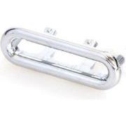 Wastafel overloop rozet ovaal chroom