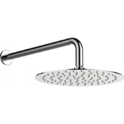 Hoofddouche ?25cm gepolijst RVS inclusief muurarm