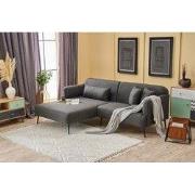 Hoekbank Links Revos Antraciet