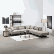 Hoekbank Rechts Bentley Beige