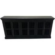 Dressoir Spijlen Zwart 90x200x40cm