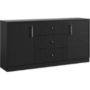 Meubella Dressoir Dream - Zwart - 160 cm