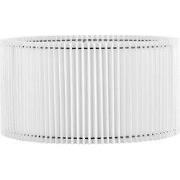 Papieren Gevouwen Lampenkap - Cilindrisch - White - ø50 x 25 cm - E27 ...