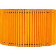 Papieren Gevouwen Lampenkap - Cilindrisch - Oranje - ø40 x 20 cm - E27...