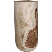 Mica Decorations pia vaas lichtbruin maat in cm: 65 x 30