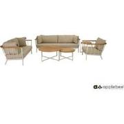 Apple Bee Condor loungeset - Oyster 6-delig