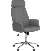 Beliani PILOT - Bureaustoel-Grijs-Polyester