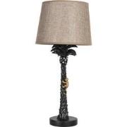 Clayre & Eef Tafellamp  Ø 27x54 cm E27/max 1x60W Bruin Kunststof Rond ...