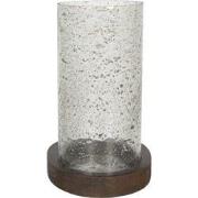 Clayre & Eef Windlicht  Ø 22x33 cm Glas Rond Kaarsenhouder