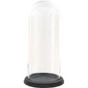 Clayre & Eef Glazen Stolp  Ø 17x26 cm Hout Glas Decoratie Stolp