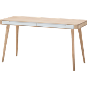 Ena desk houten bureau whitewash - 140 x 60 cm