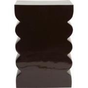 Zuiver Curves Krukje/ Bijzettafeltje Shiny Brown