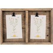Clayre & Eef Fotolijst  30x3x21 cm Bruin Hout Fotohouder