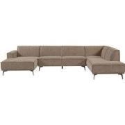 Tower living Leeds Chaise Lounge L + 2,5 seater no arm - Ottoman R - M...