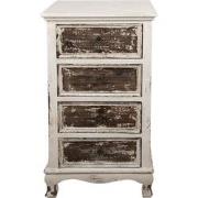 Clayre & Eef Dressoir 44x35x81 cm Beige Hout Ladekast