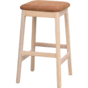 Livermore houten barkruk naturel - 68 cm