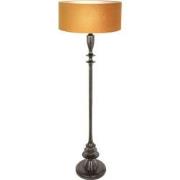 Anne Lighting - vloerlamp - Bois - zwart - hout velours stof - schemer...