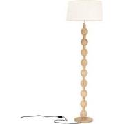 HSM Collection-Vloerlamp Breeze-Ø25,5x155-Naturel-Teak