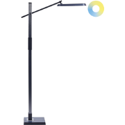 Beliani AQUARIUS - Staande lamp-Grijs-Synthetisch materiaal