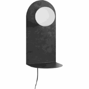 Beliani MAPI - Muurlamp-Grijs-Staal