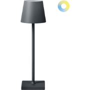 Beliani BACEIRO - Tafellamp-Grijs-Aluminium